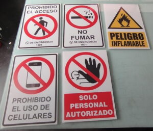 venta de señales de seguridad