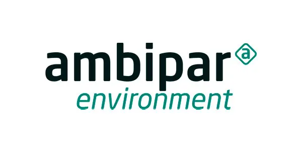 Logo de Ambipar, cliente de placas metalicas grabadas de Creando Company