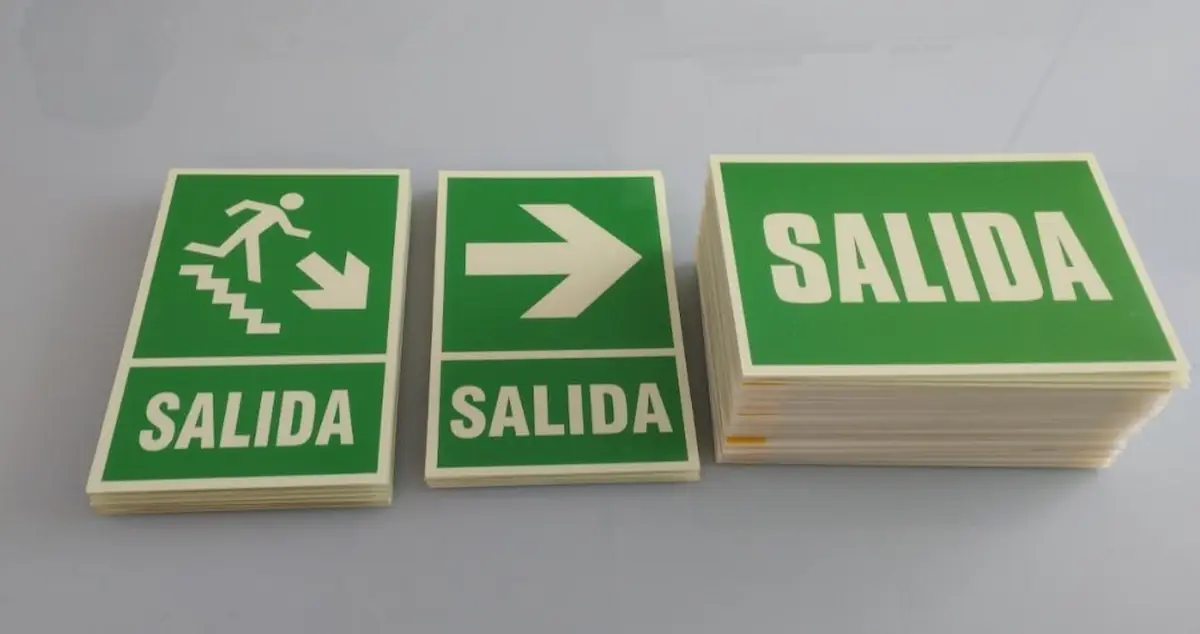 Señales fotoluminiscentes 3