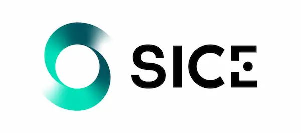 Logo de SICE, cliente de señalizacion de transito de Creando Company