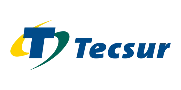 Logo de Tecsur, cliente de placas metalicas grabadas de Creando Company